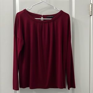 Banana Republic long sleeve burgundy too